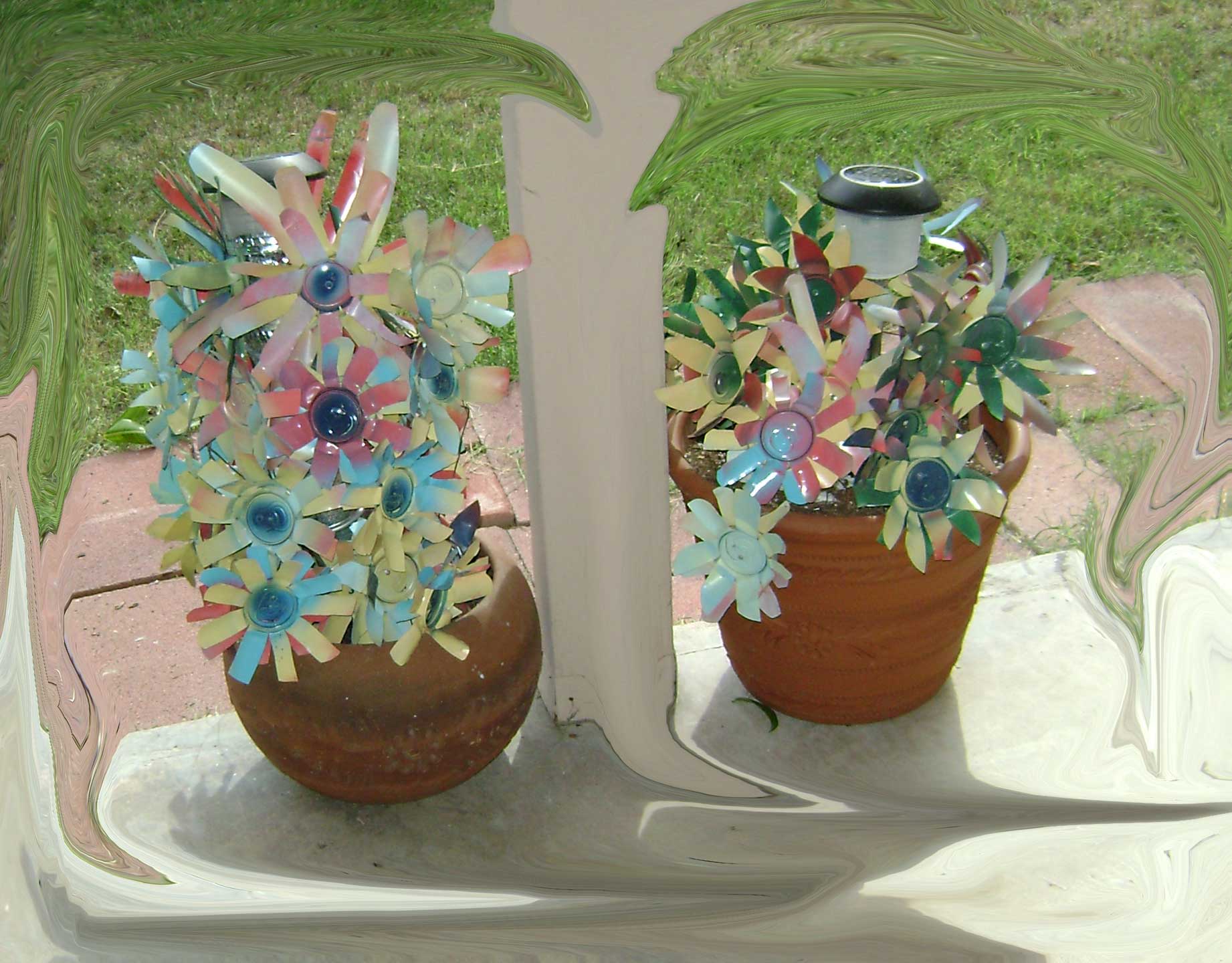 bisbee wall flower short pot