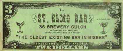 $3bill ST Elmos Bisbee Arizona